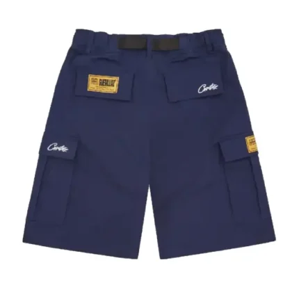 Corteiz Alcatraz Cargo Shorts Navy Blue 2