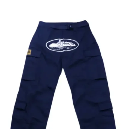 Corteiz Guerillaz Cargo Pants Navy 1